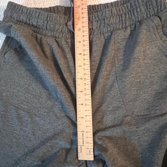 LEG3ND Women's Charcoal Gray Jogger Crop Sweatpants Drawstring Elastic Sz M - Picture 9 of 9